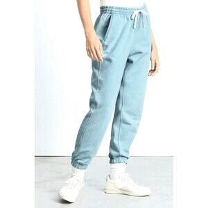 Everlane Sweatpant XXSmall Light Blue The Track Organic Cotton High Rise Jogger